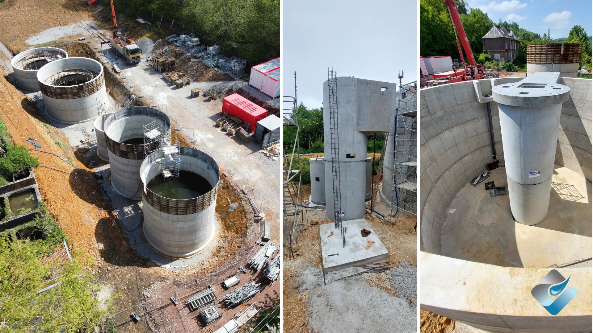 Reconstruction de la station d'épuration de Broglie (27)