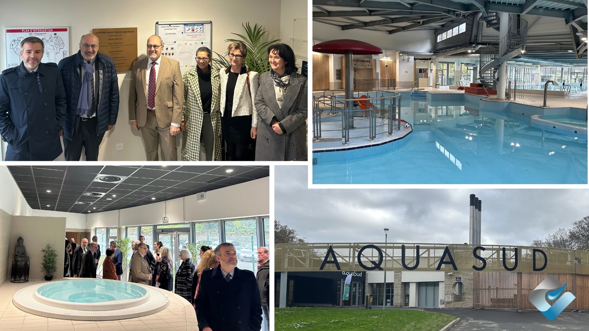Inauguration du centre aquatique Aquasud à Thury Harcourt !
