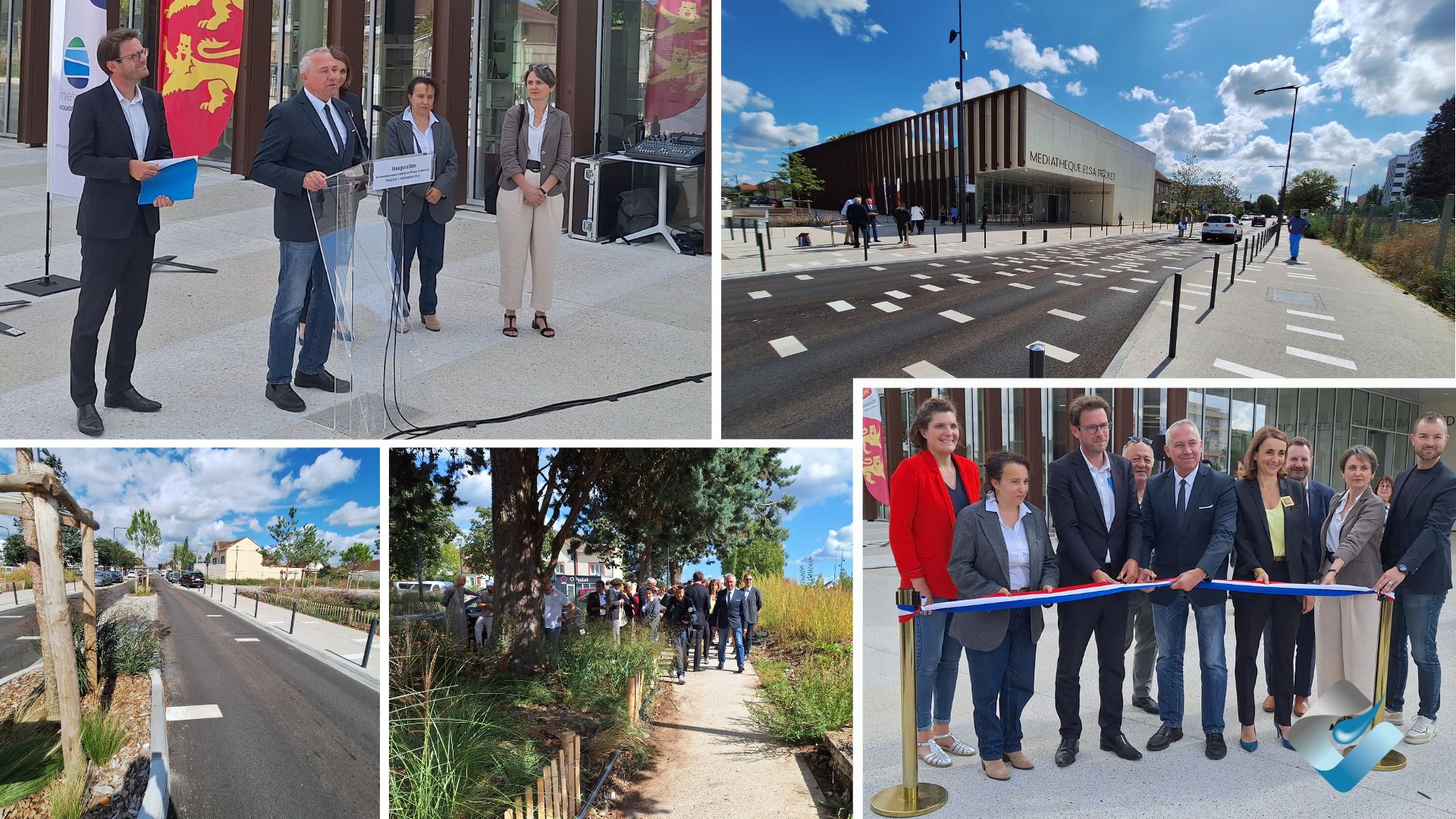 Inauguration des nouveaux espaces publics du plateau du Madrillet !